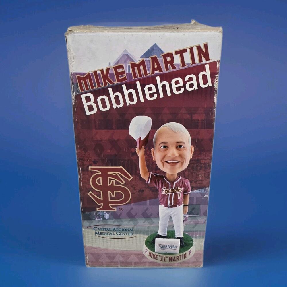 Mike Martin Florida State Seminoles FSU Baseball Bobblehead RARE